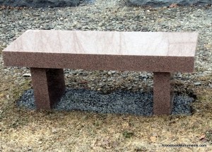 4 Ft Imperial Pink Bench