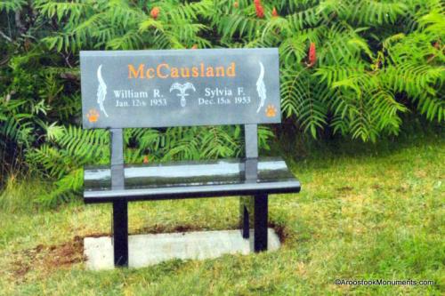 36-inch-Black-Park-Bench-w-custom-design